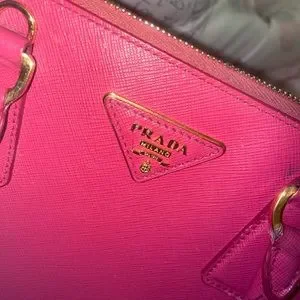 24AW new/PRADA ミニキャンバスショルダーバッグ Bag Pink 24AW new/PRADA ミニキャンバスショルダーバッグ Bag Pink